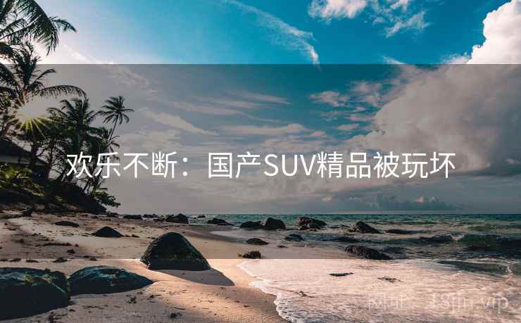 欢乐不断:国产SUV精品被玩坏 欢乐不断:国产SUV精品被玩坏